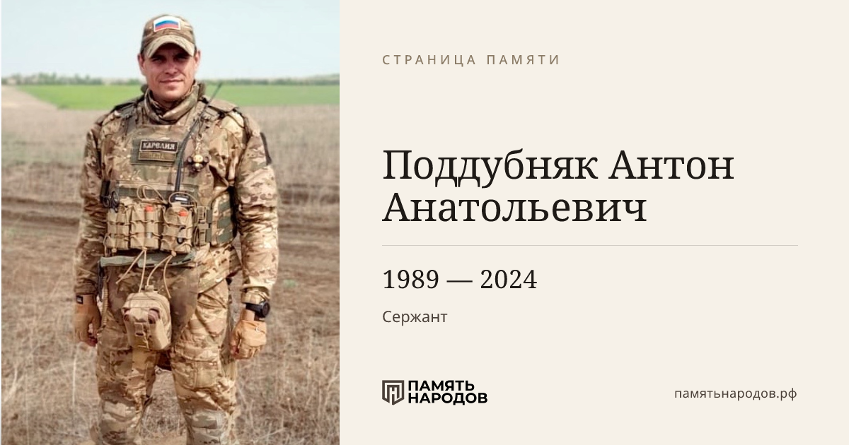 Поддубняк Антон Анатольевич