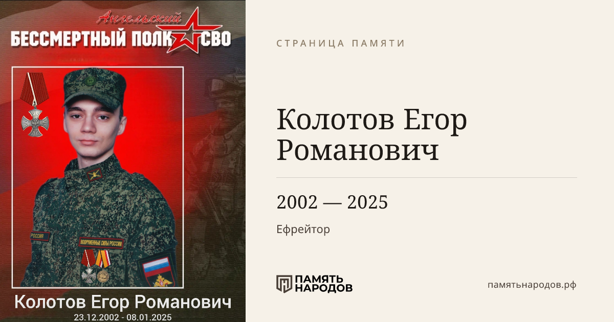 Колотов Егор Романович