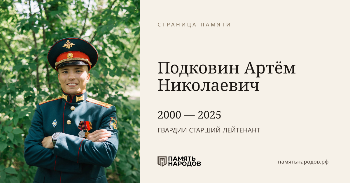 Подковин Артём Николаевич