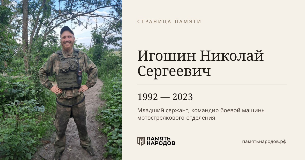 Игошин Николай Сергеевич