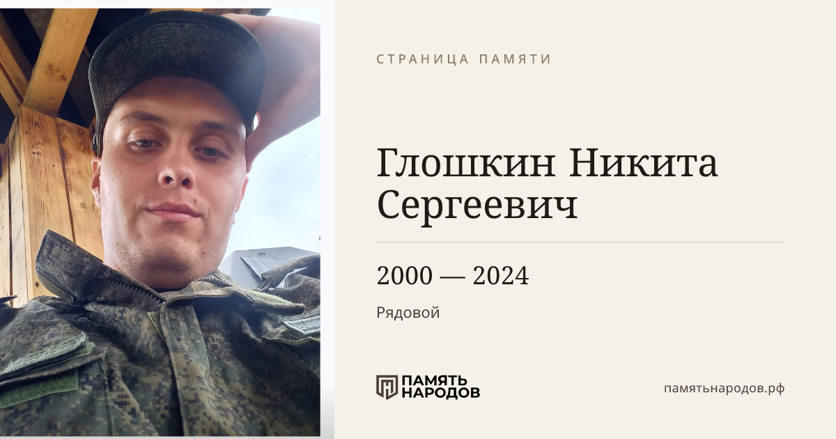 Глошкин Никита Сергеевич