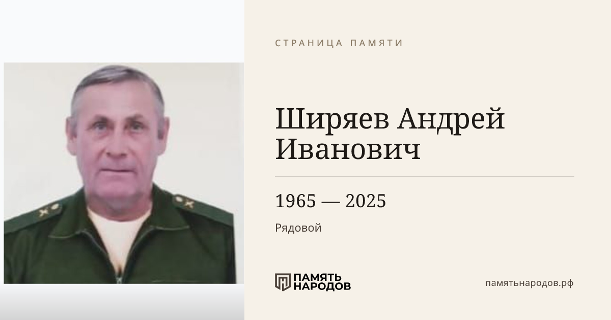 Ширяев Андрей Иванович