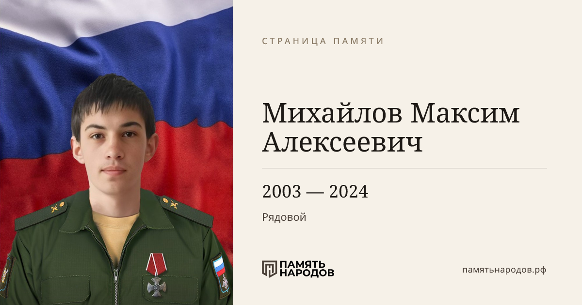 Михайлов Максим Алексеевич