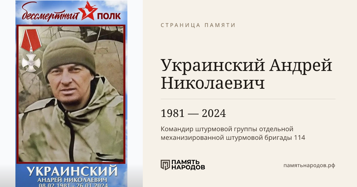 Украинский Андрей Николаевич