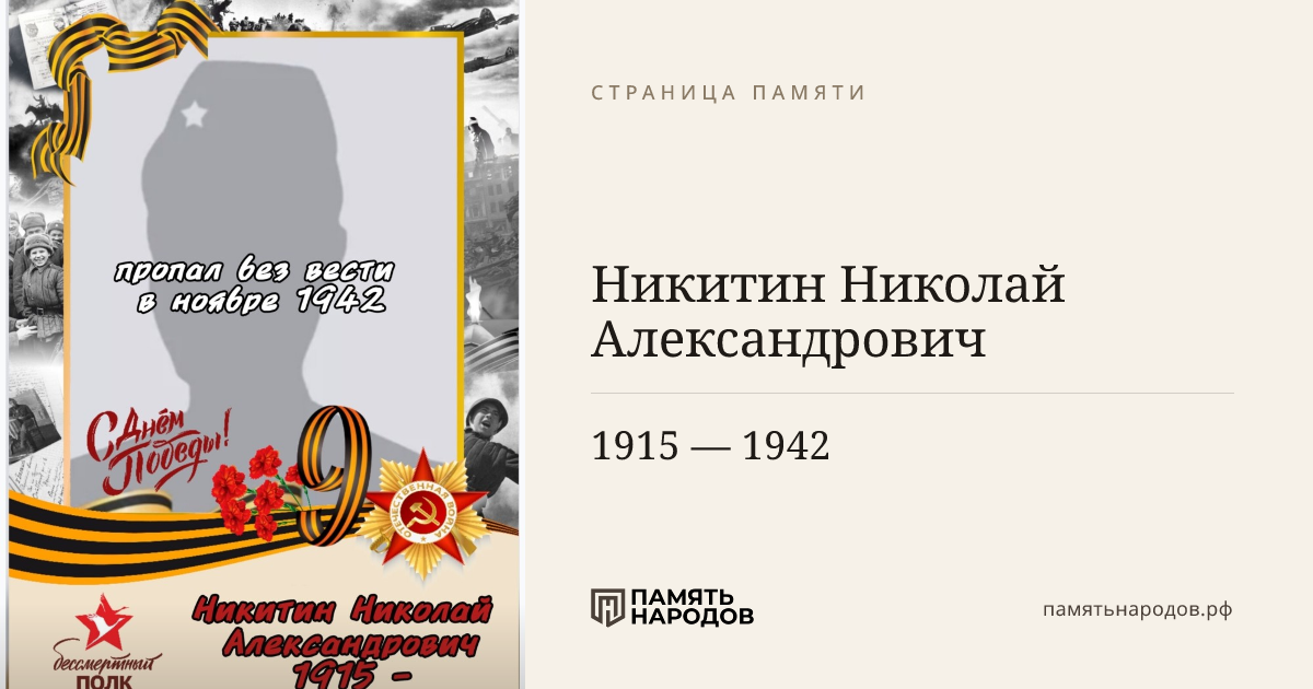 Никитин Николай Александрович