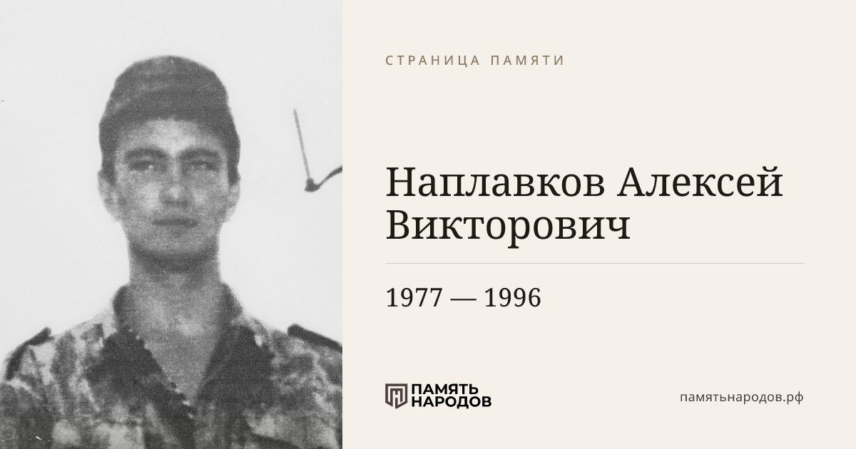 Наплавков Алексей Викторович