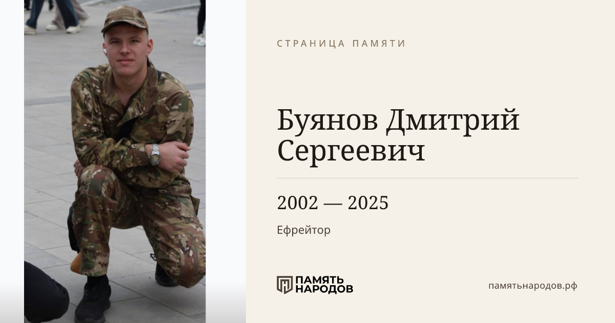 Буянов Дмитрий Сергеевич