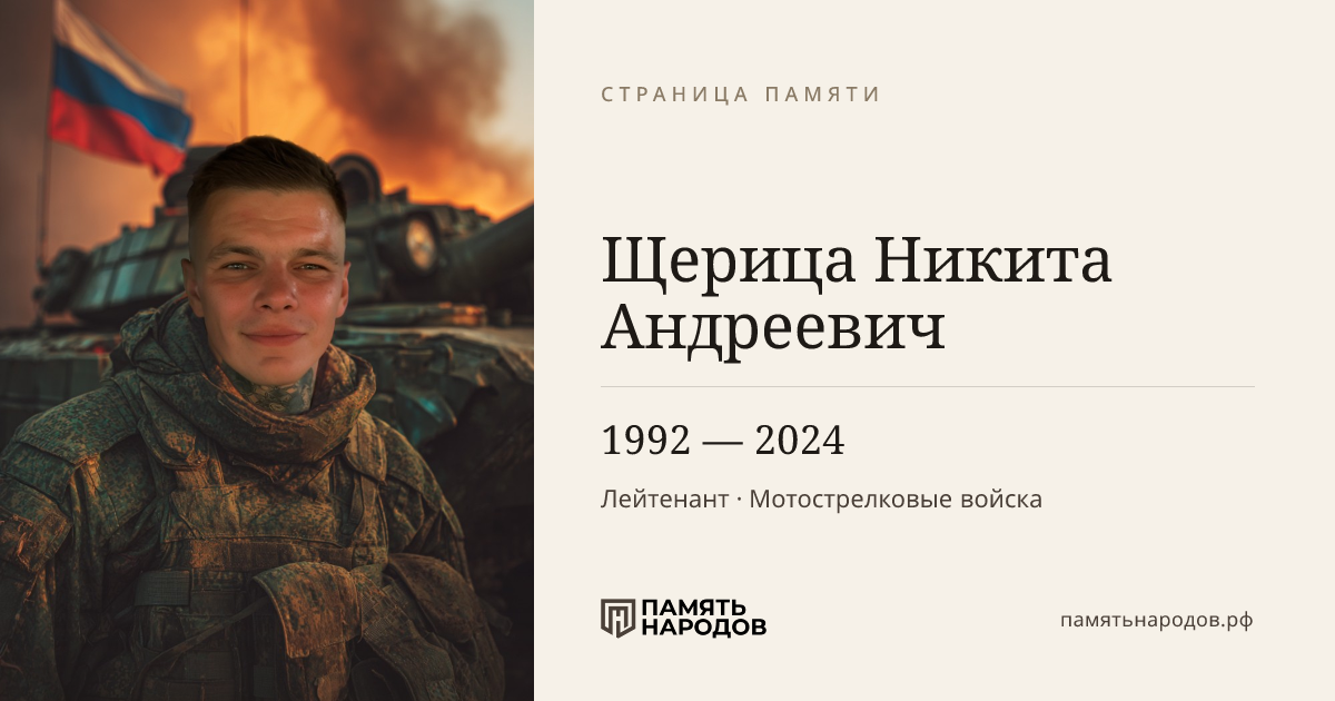Щерица Никита Андреевич
