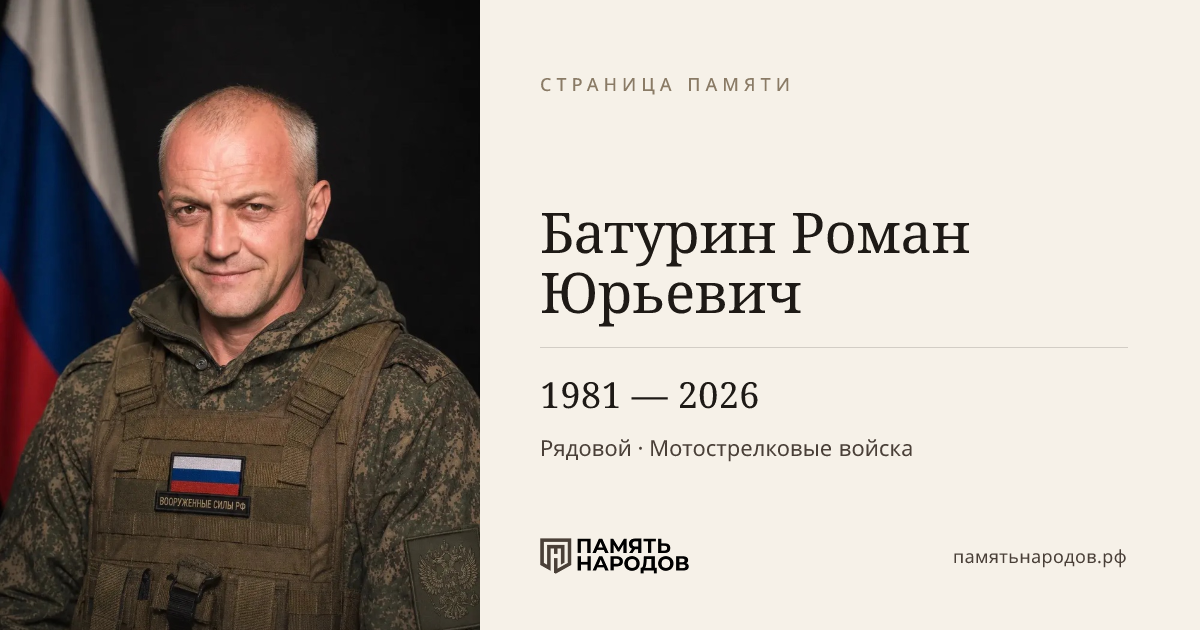 Батурин Роман Юрьевич